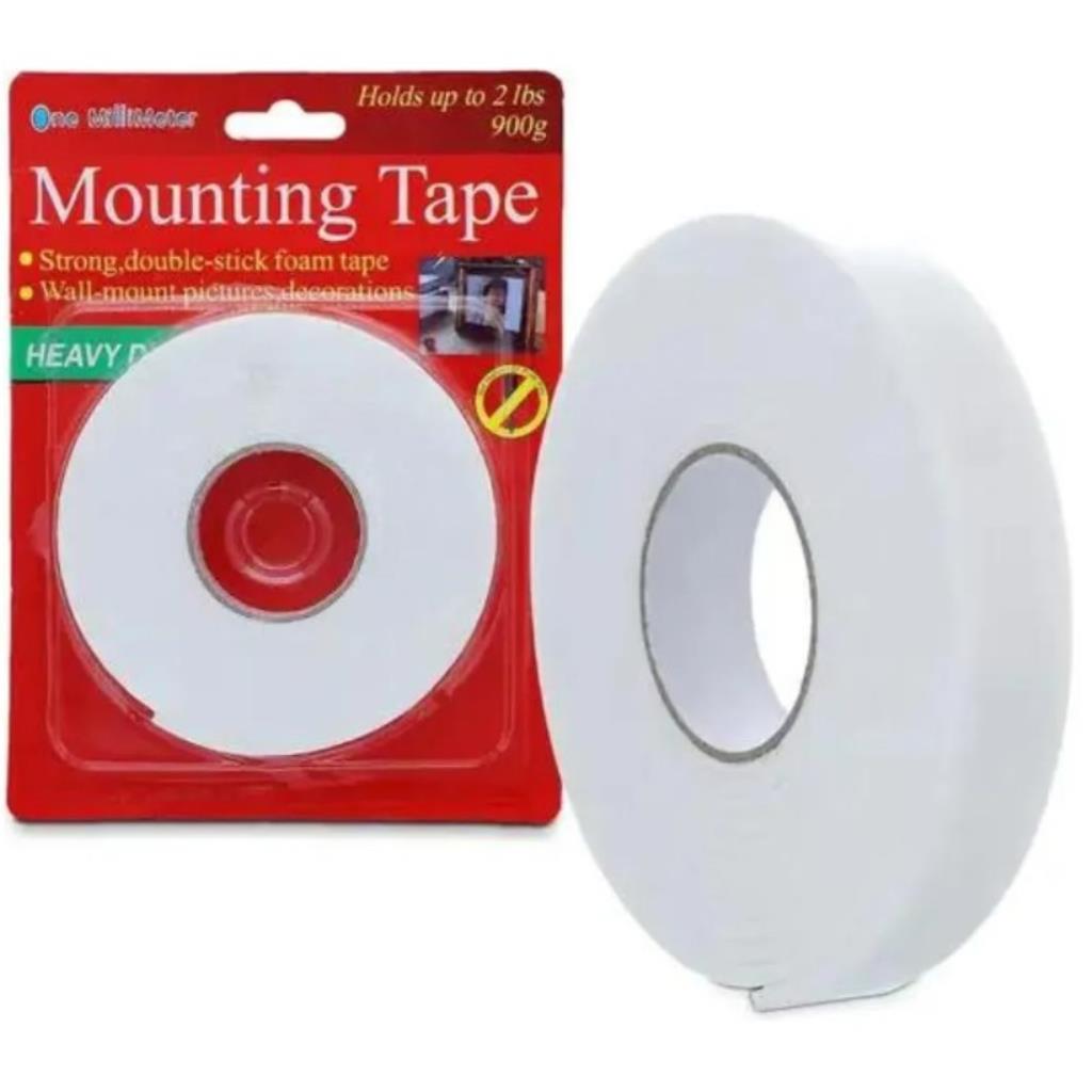 98079 FITA DUPLA FACE ESPUMA RL101MM X 2M HEAVY DUTY