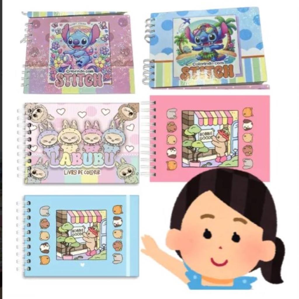 24314 LIVRO DE COLORIR 24FOLHAS  DIVERSOS UN