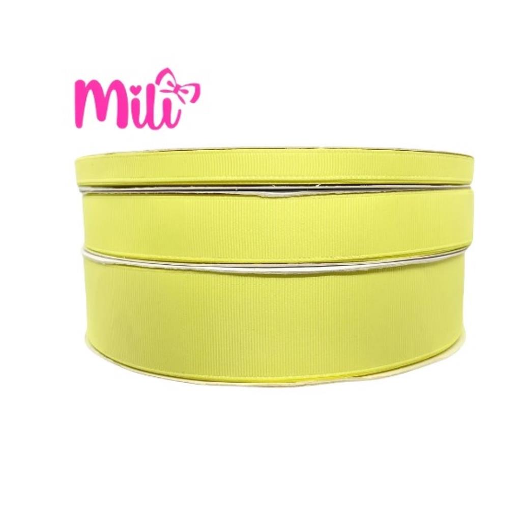 22617 FITA MILI GORGURAO LISA 22MM #617 BABY MAIZE  (M)