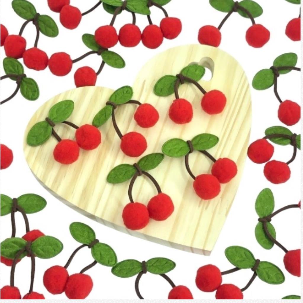 00661 POMPOM CEREJA VERMELHO (UN)