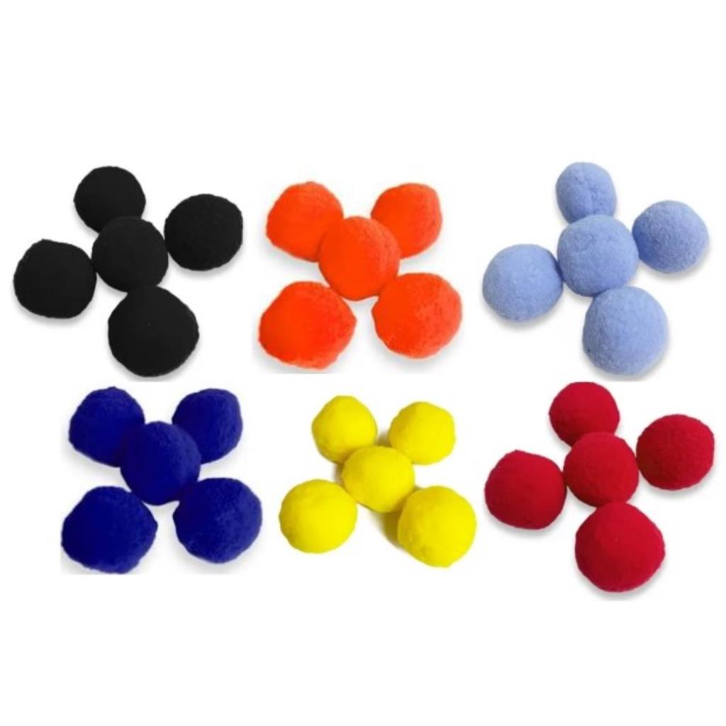 03755 POMPOM 4CM-5UN