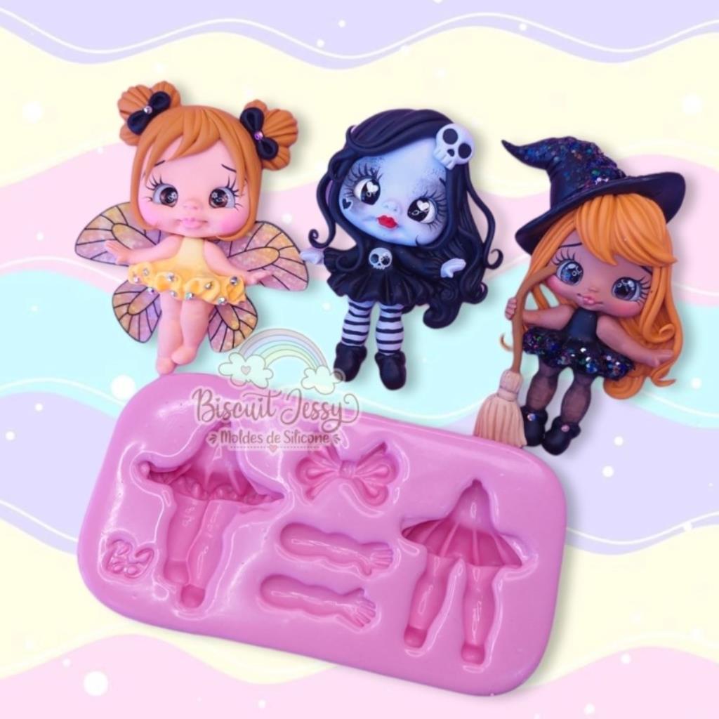 BJ086-MOLDE SILICONE  ESTILO DOLL 2