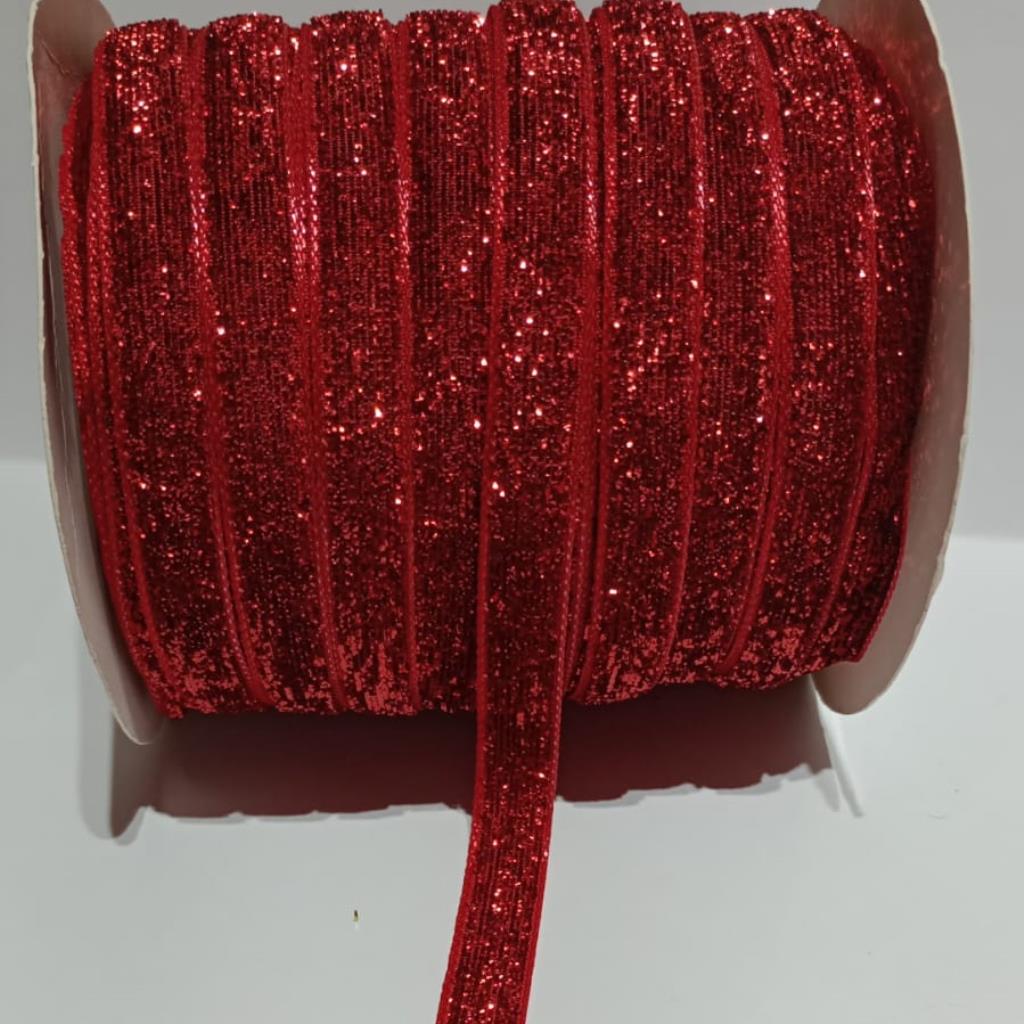 24331  FITA METALIZADA 10MM VERMELHO  (M)