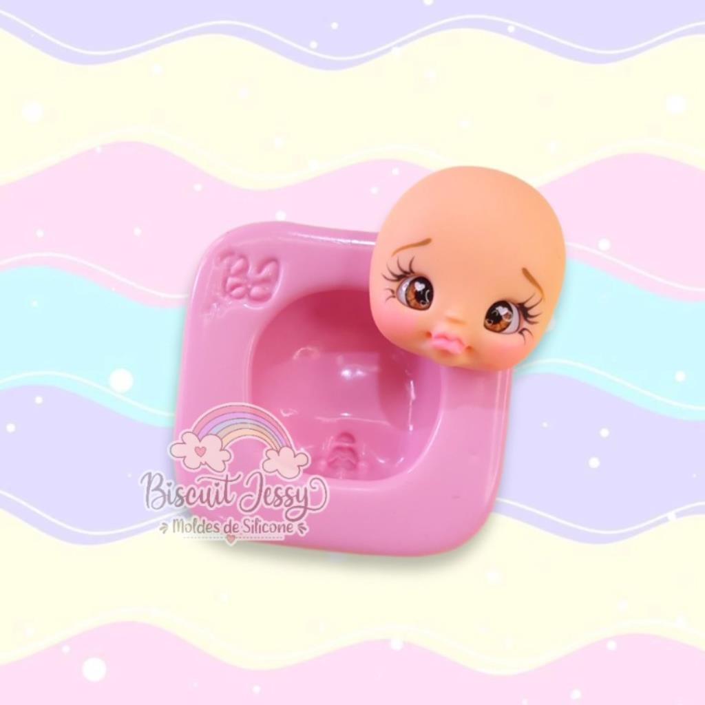 BJ097-MOLDE SILICONE CABECINHA BABY 3