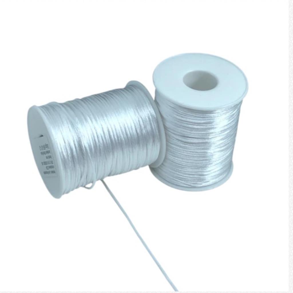 RR0154 RABO DE RATO DE CETIM 1MM C/100MTS #54 PRATA