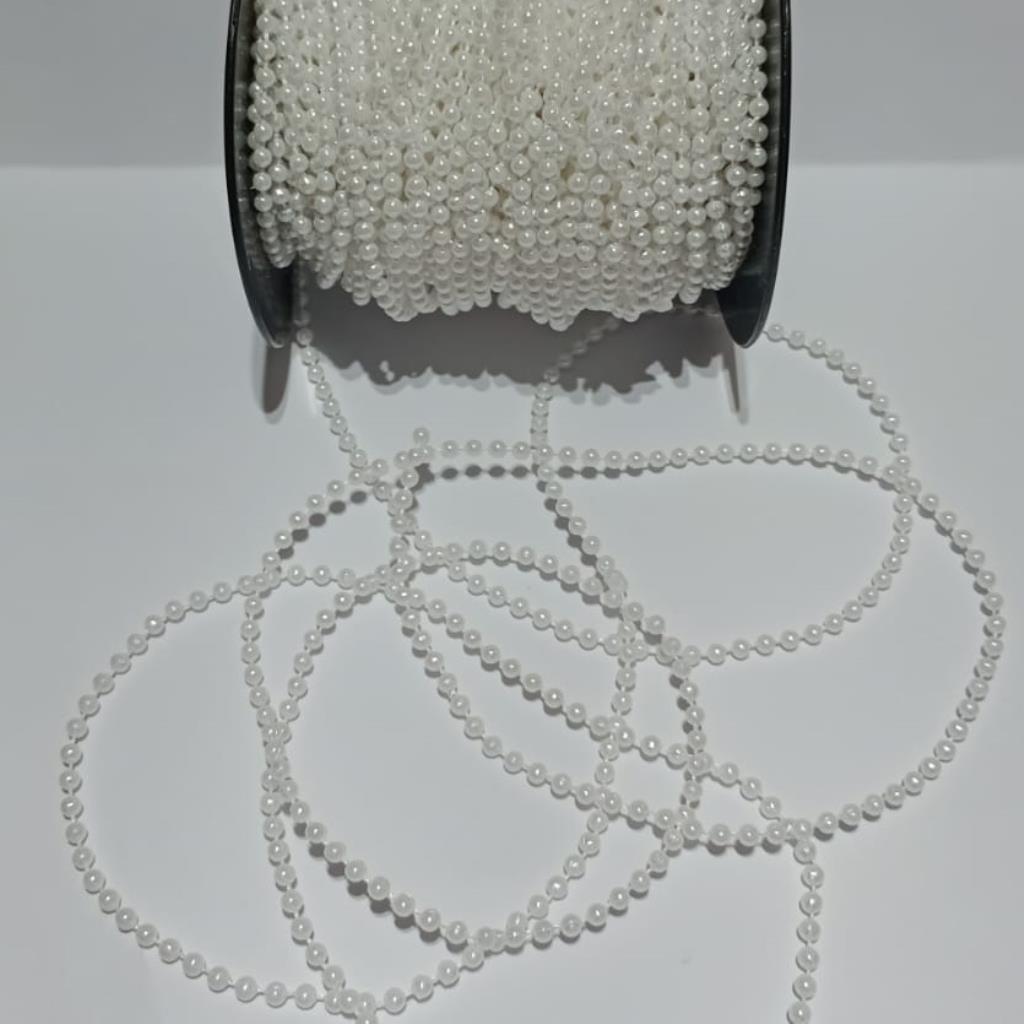 3849 CORDAO PEROLA 3MM ALJOFRE  (M)