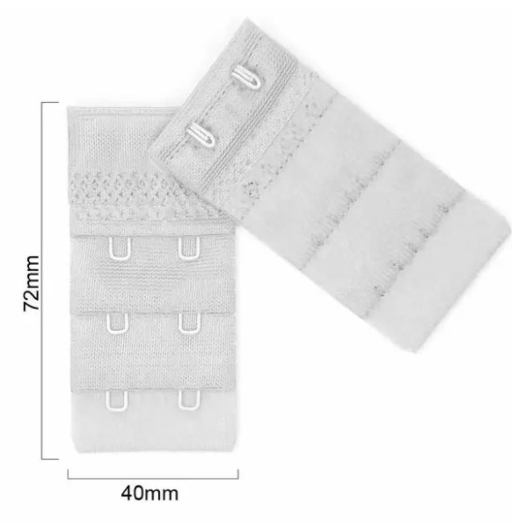 01380 EXTENSOR 2GA P/SUTIA 40MM BRANCO EXT040