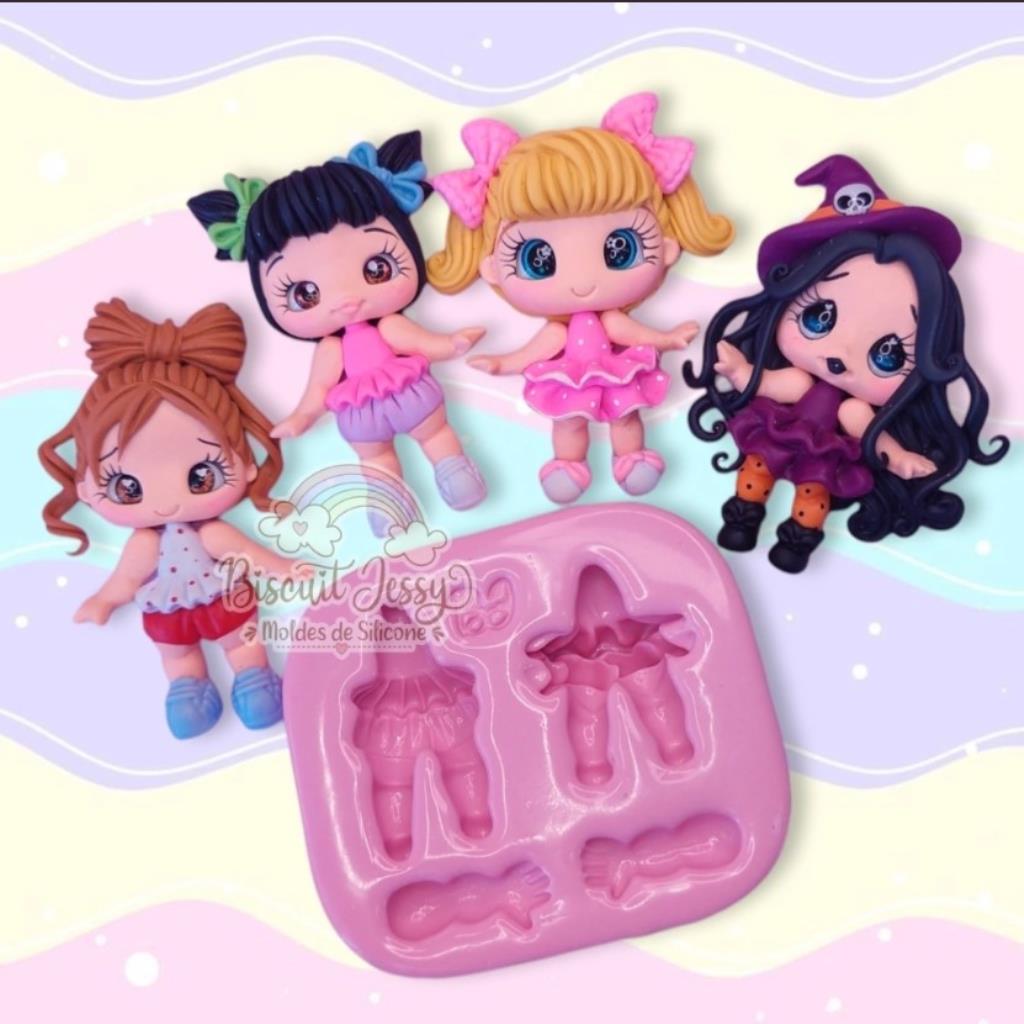 BJ083-MOLDE SILICONE  LOOKINHOS 3