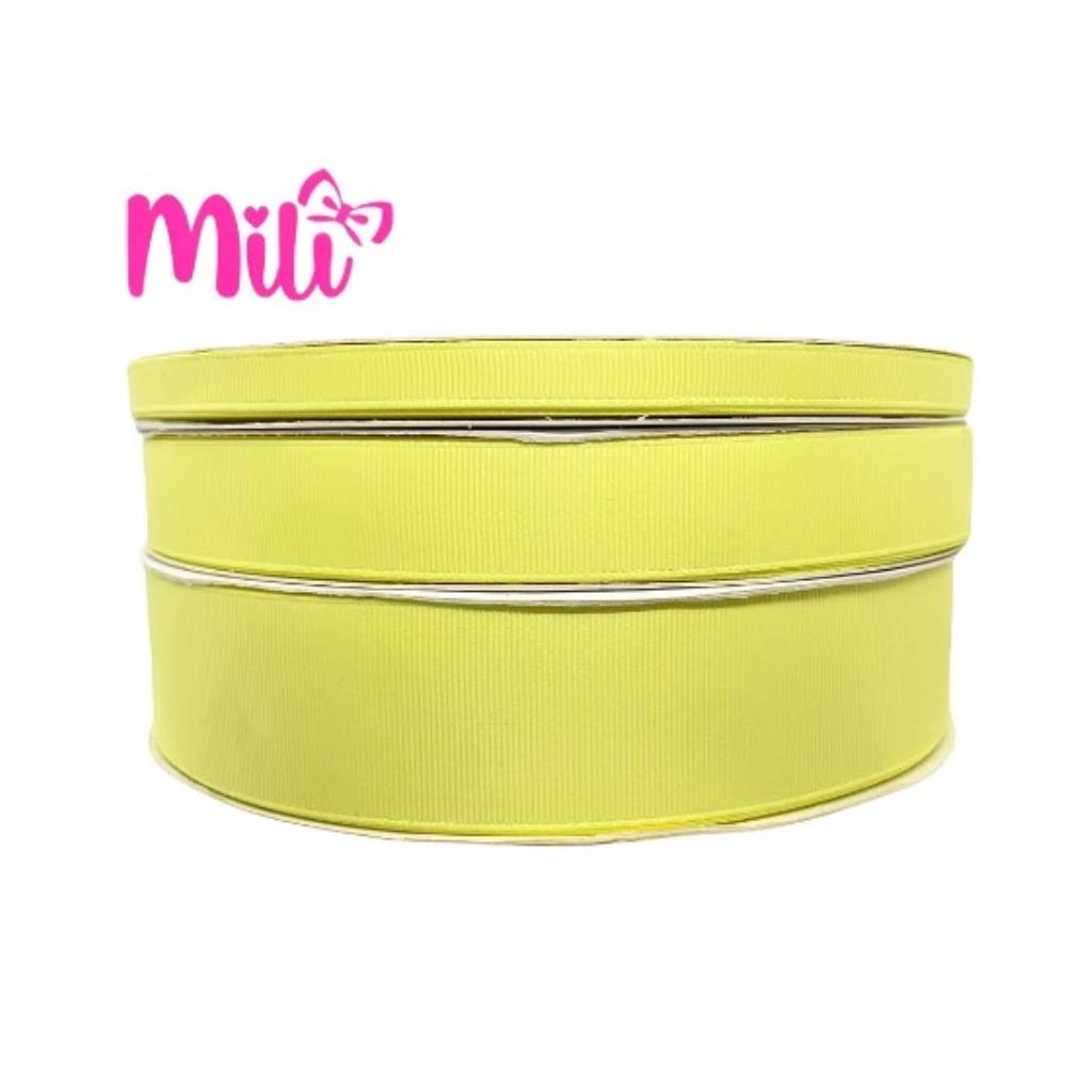 10617 FITA MILI GORGURAO LISA 10MM #617 BABY MAIZE (M)