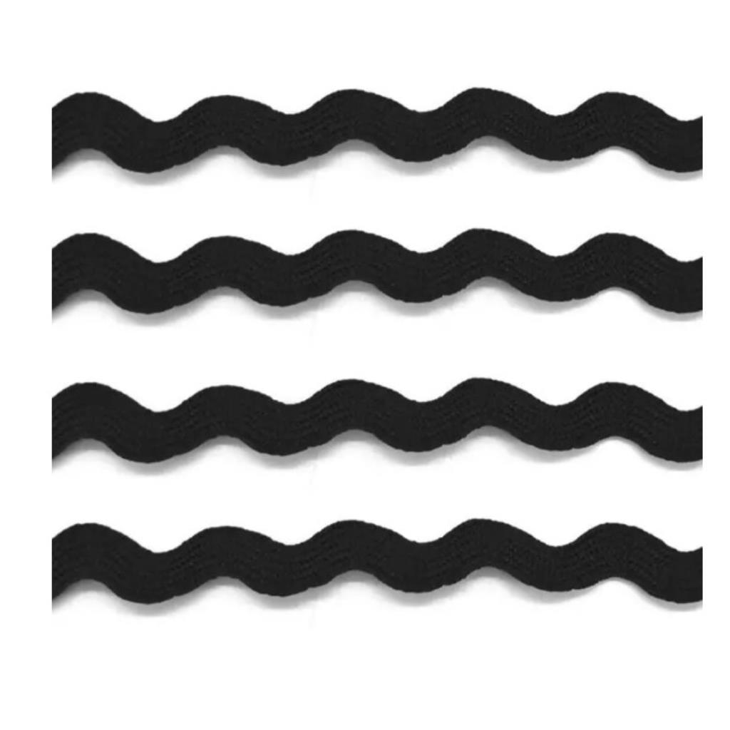 91640 SIANINHA #044 PRETO 5MM (M)