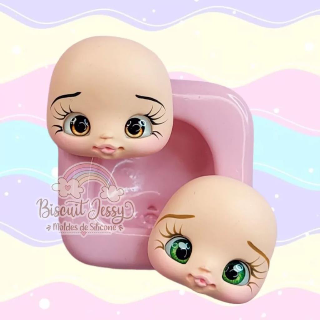 BJ042-MOLDE SILICONE CABECINHA BABY 2