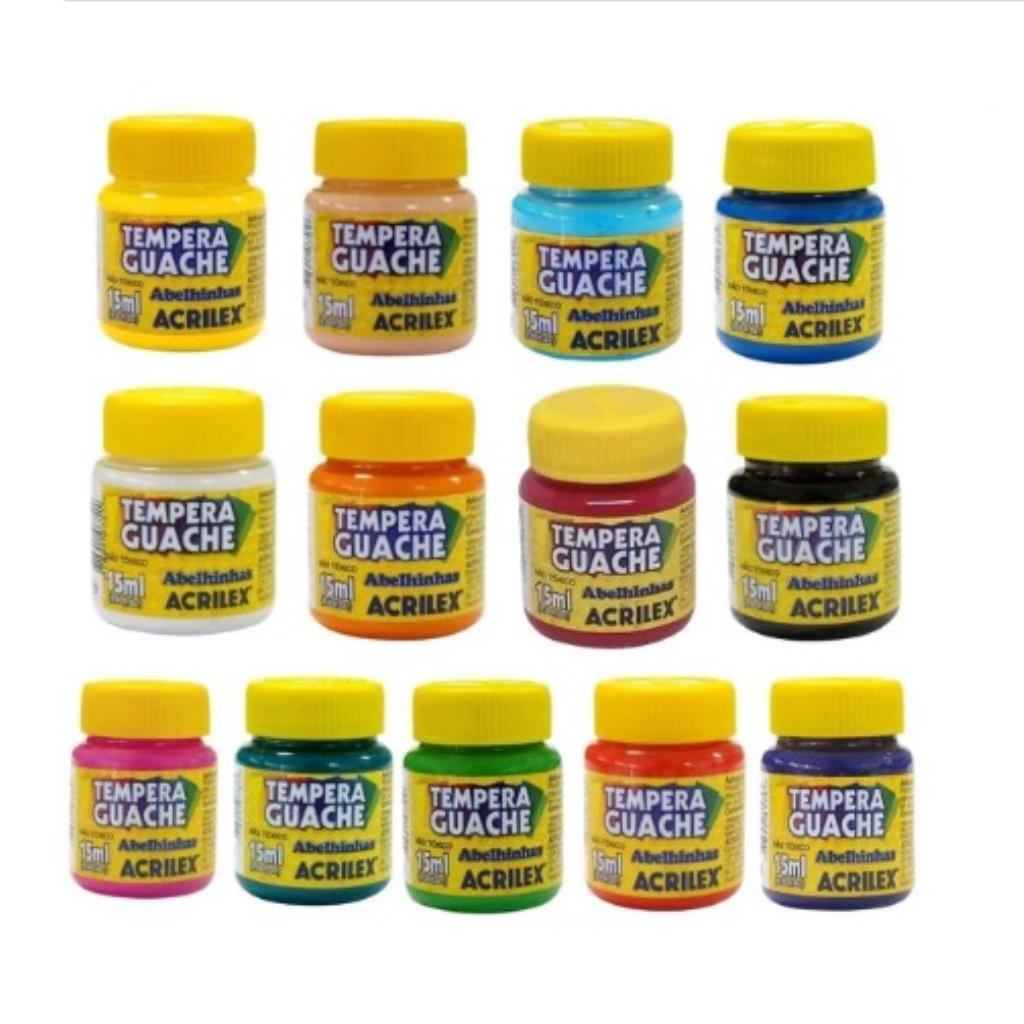 02088 TINTA GUACHE ACRILEX  15ML(UN) DIVERSOS