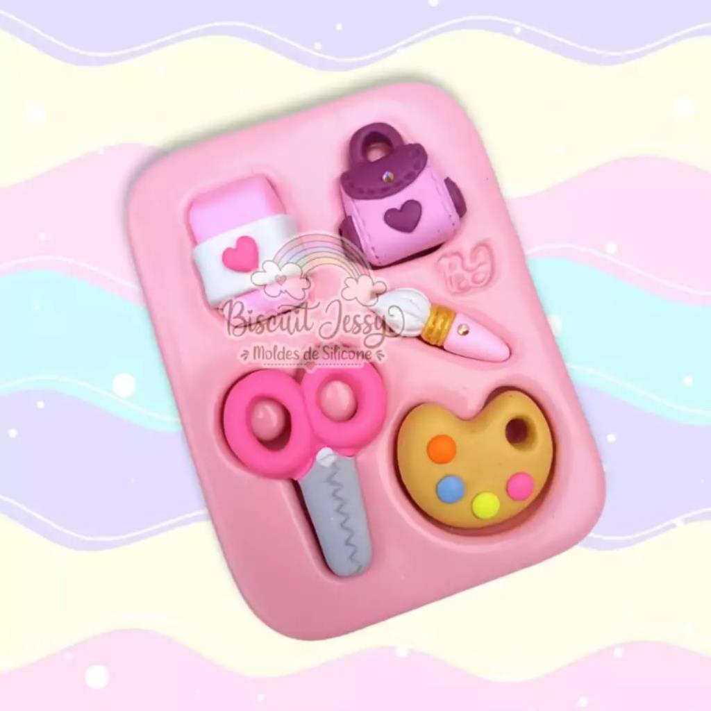 BJ075-MOLDE SILICONE ESCOLAR