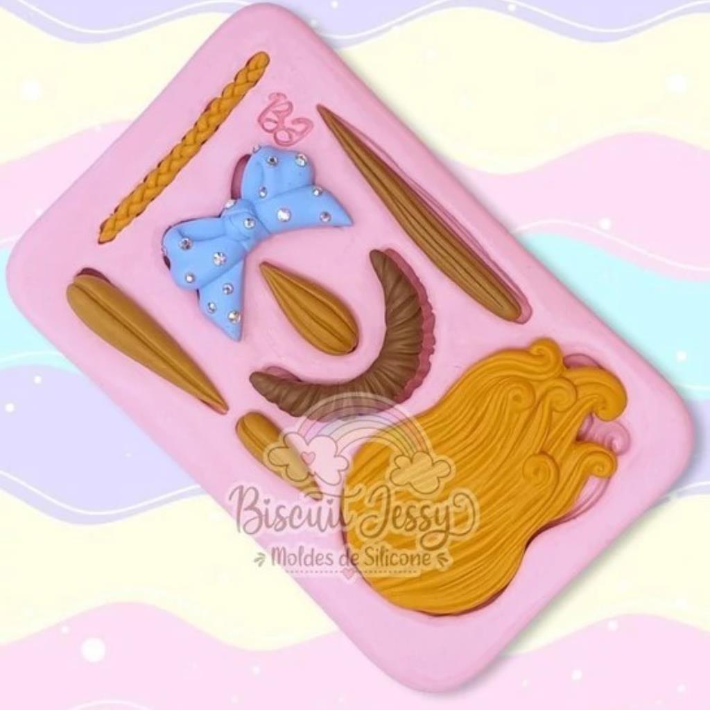 BJ036-MOLDE SILICONE CABELOS 2