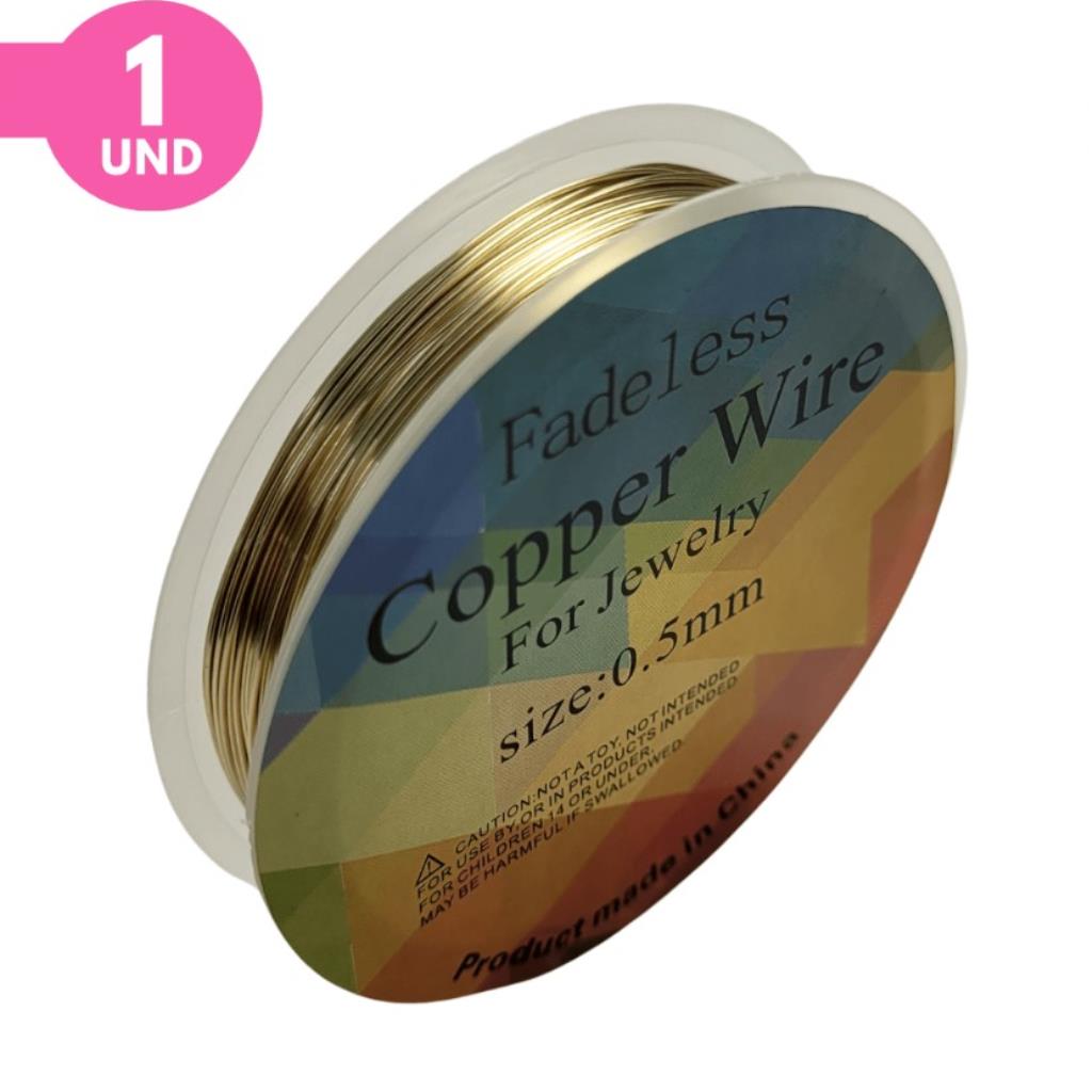 24300 FIO COPPER 5MMX5,5M DOURADO 1UN