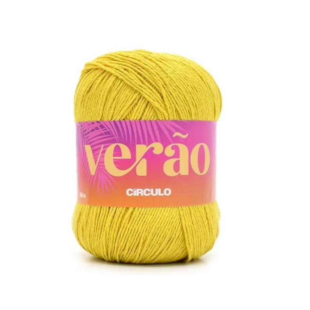 010739 LINHA CROCHE 406M-369 TEX  AMARELO-COR 1660