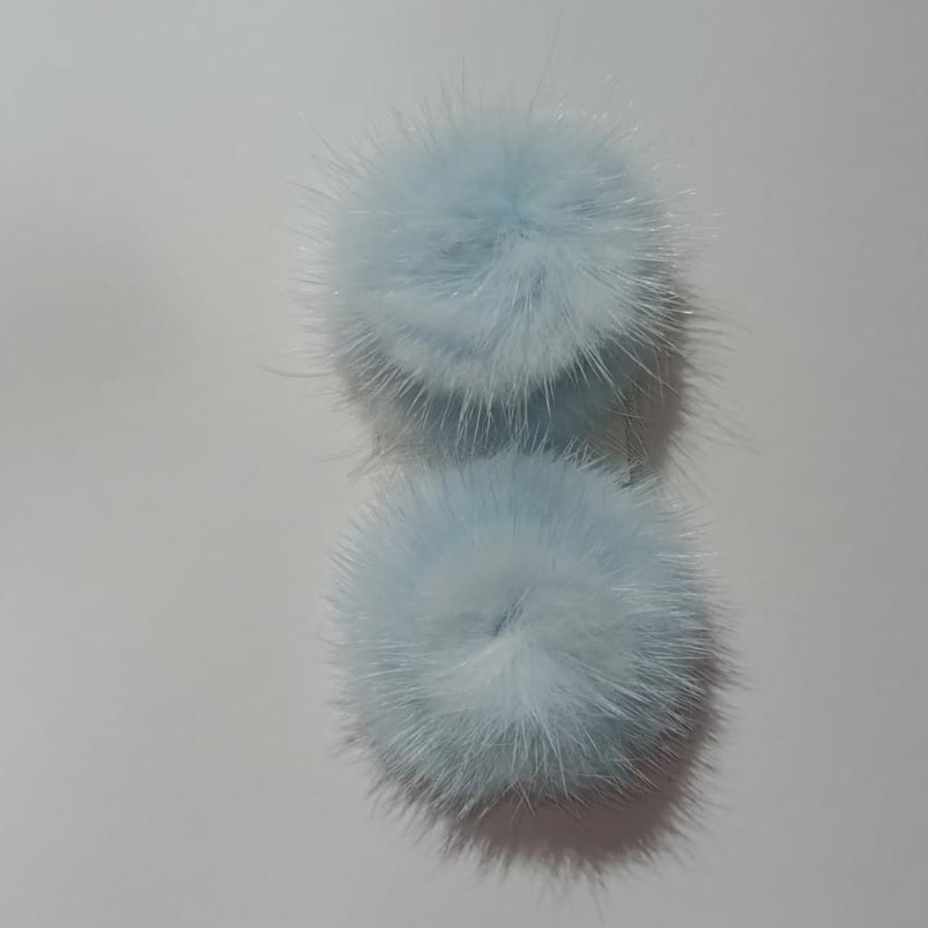 06695 POMPOM PELIN 4,5CM-2UN-AZ