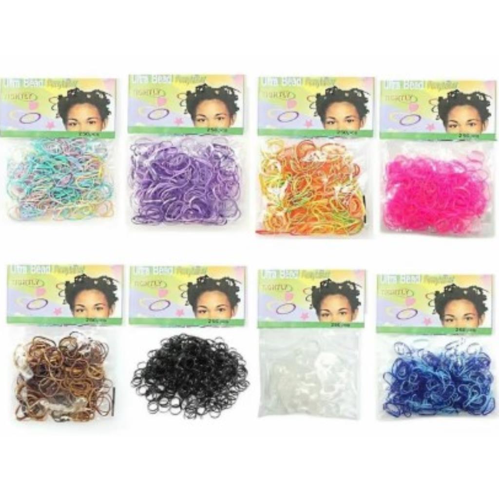 02017 ELASTICO SILIC, P/CABELO C/100UN (UN)