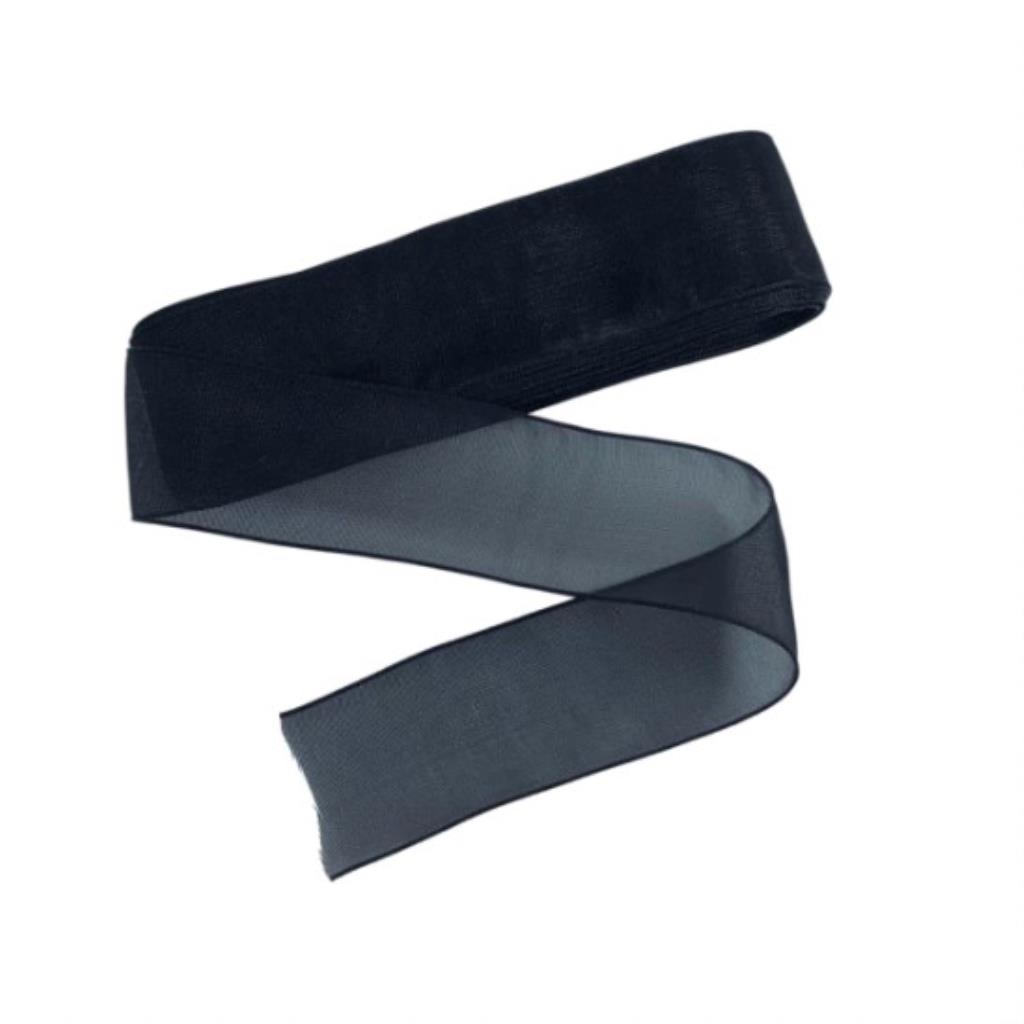 A2039 FITA ORGANZA CRISTAL 38MM PRETO (M)