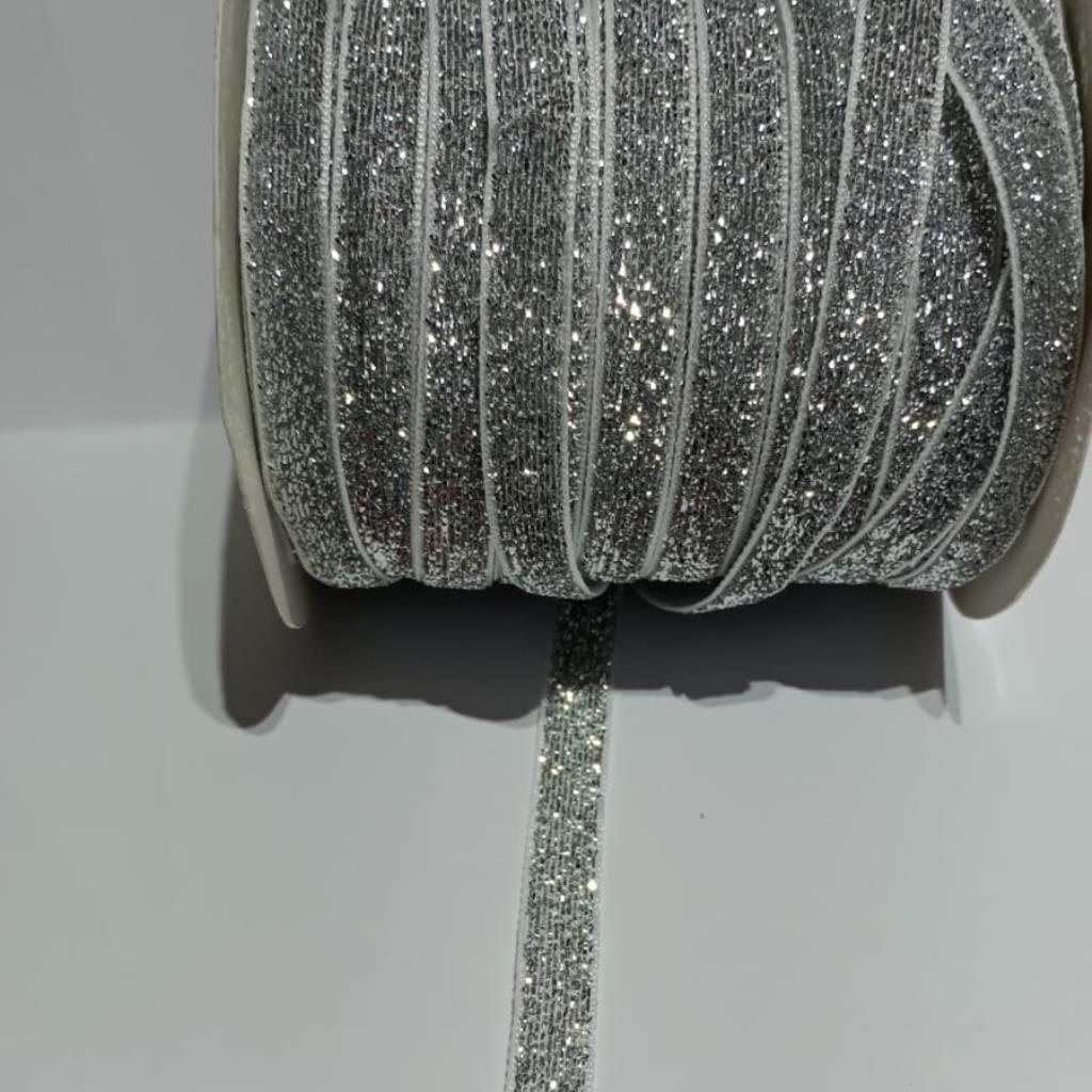 34329 FITA METALIZADA 10MM PRATA (M)