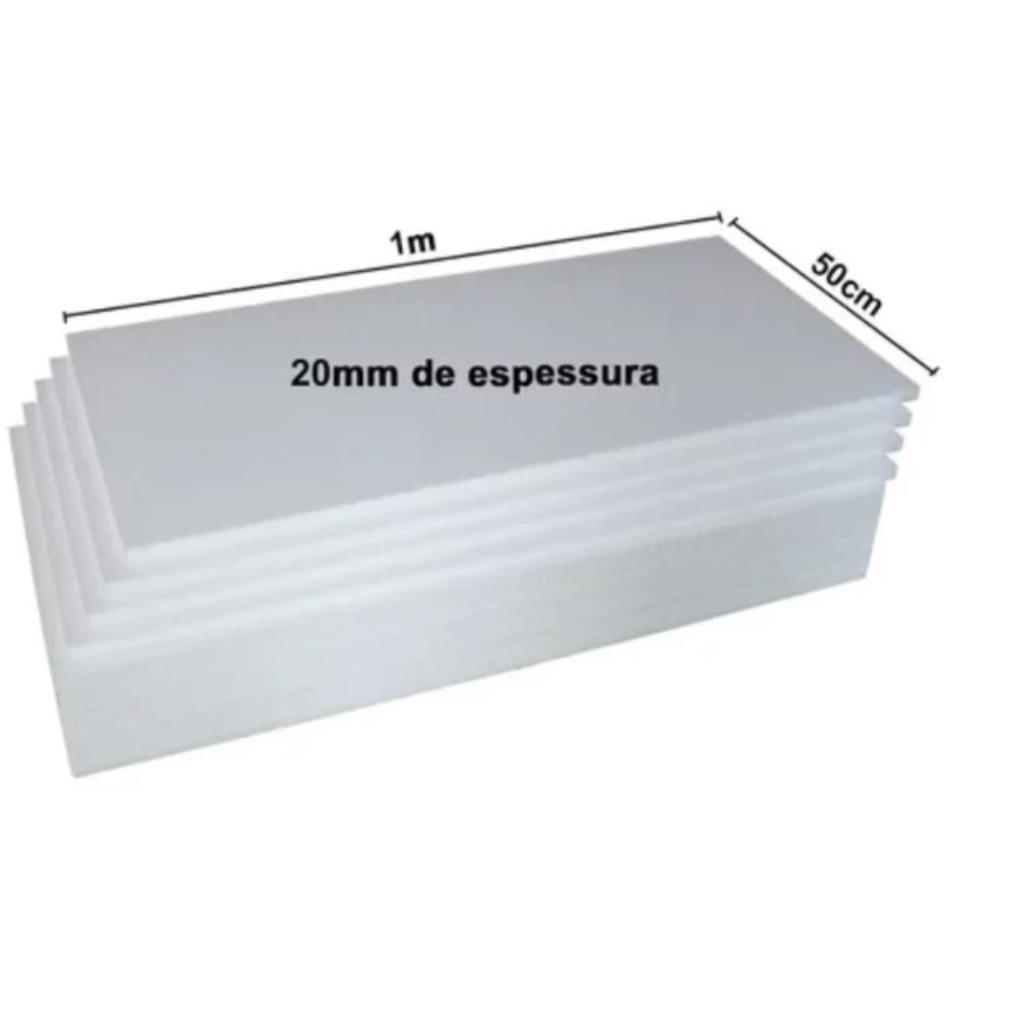 BLOCO ISOPOR 20MMX50CMX100CM