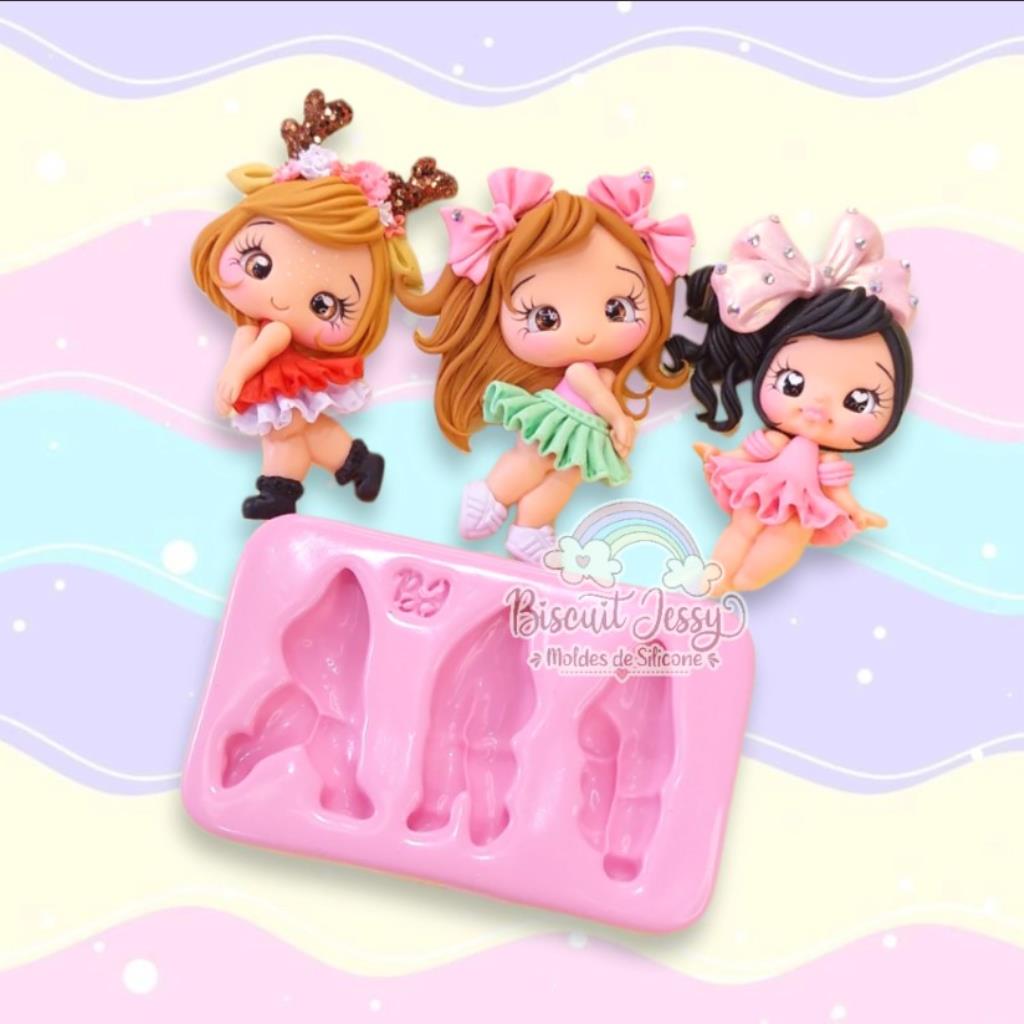 BJ103 -MOLDE SILICONE CORPINHOS PRA VESTIR 3