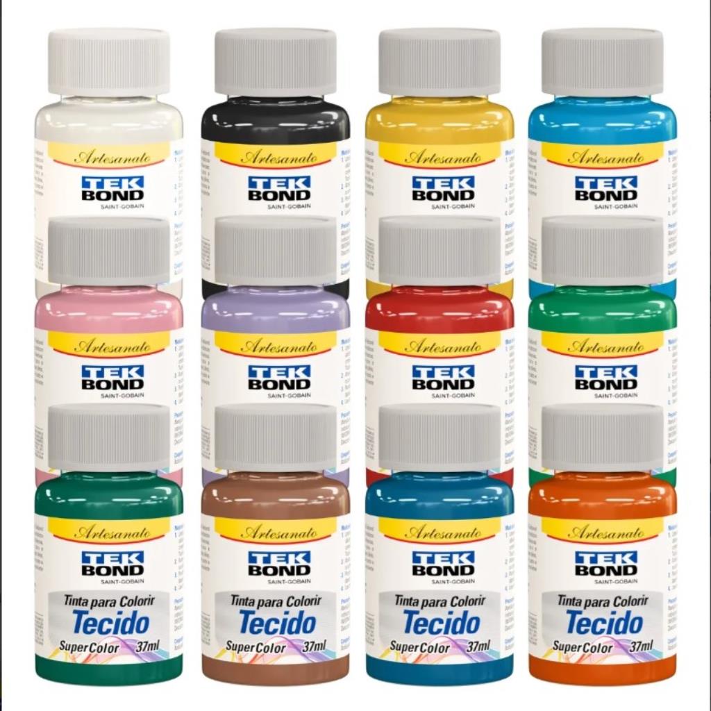 72607 TINTA P/TECIDO 37ML TEK BOND