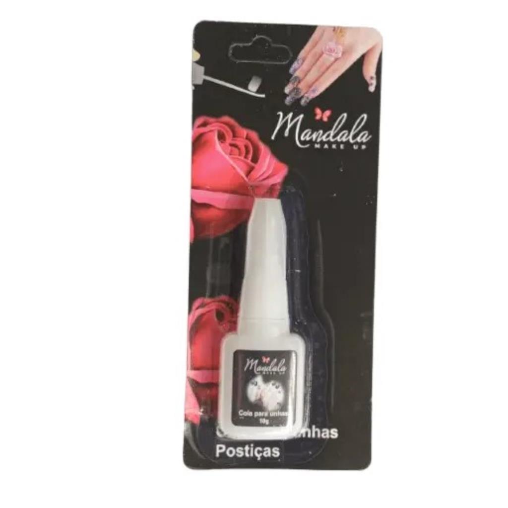 MANDALA COLA P/UNHAS POSTICAS C/PINCEL JS300 10G