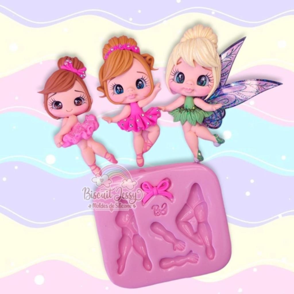 BJ090-MOLDE SILICONE  CORPINHOS DOLL