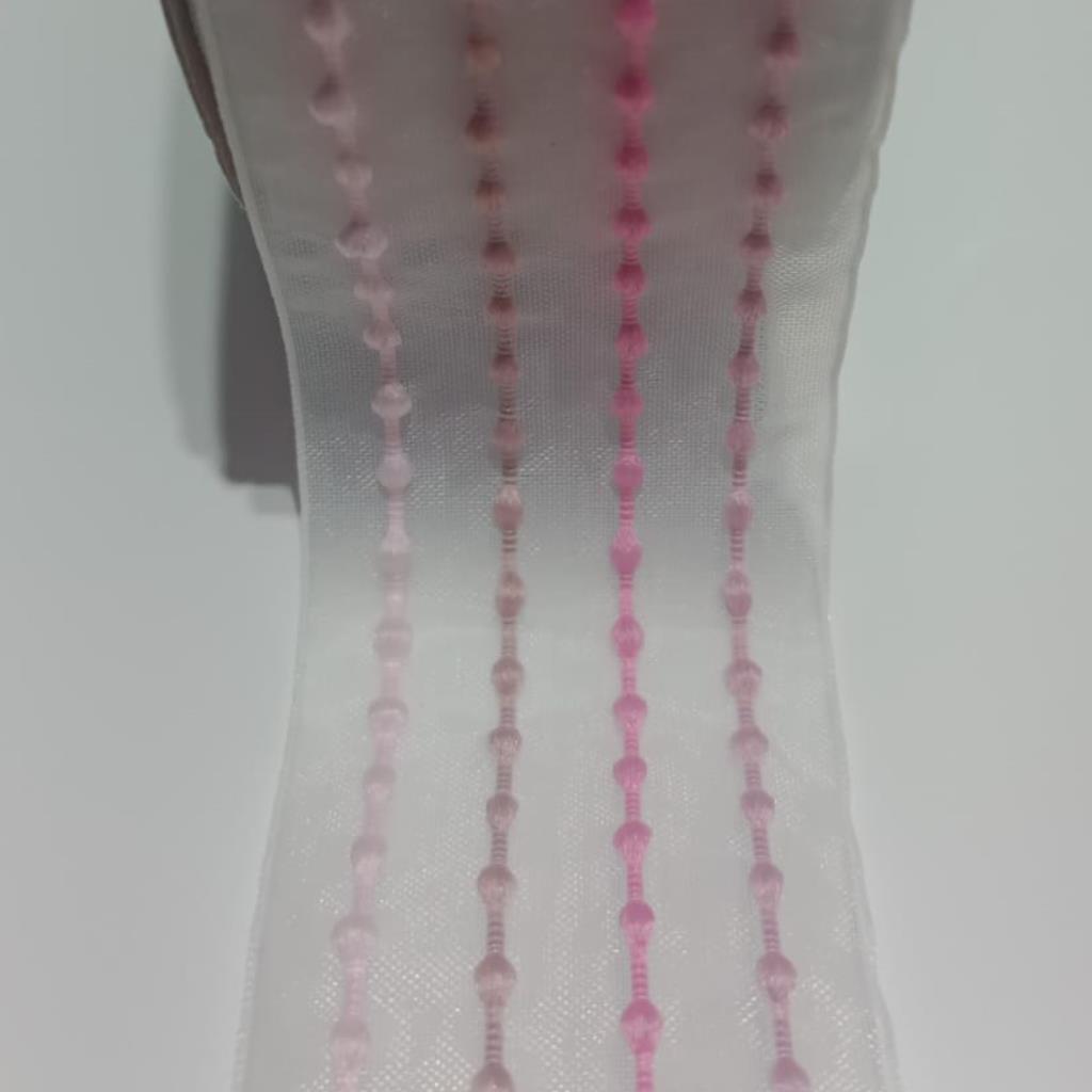 24288 FITA ORGANZA 38MM PESPONTADO