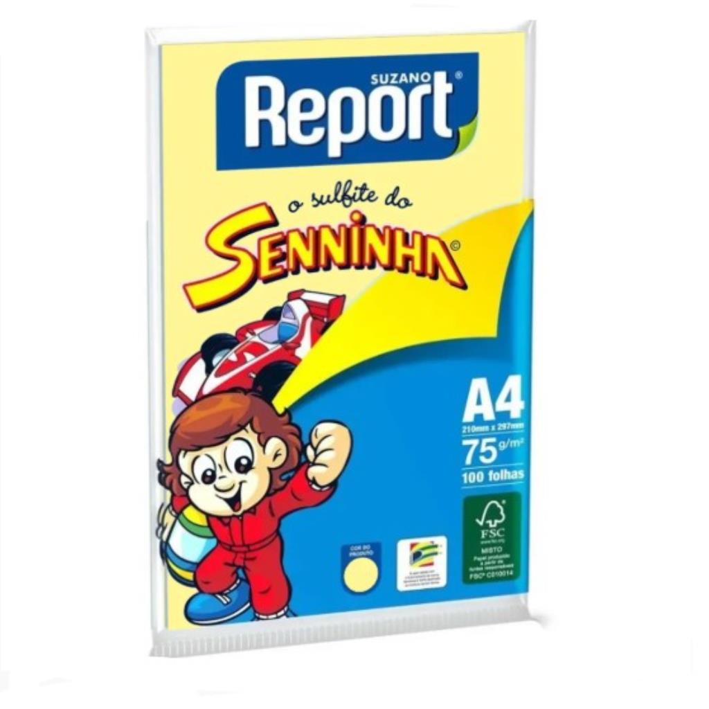 01135 PAPEL AMARELO 4A SENNINHA 75G/100F
