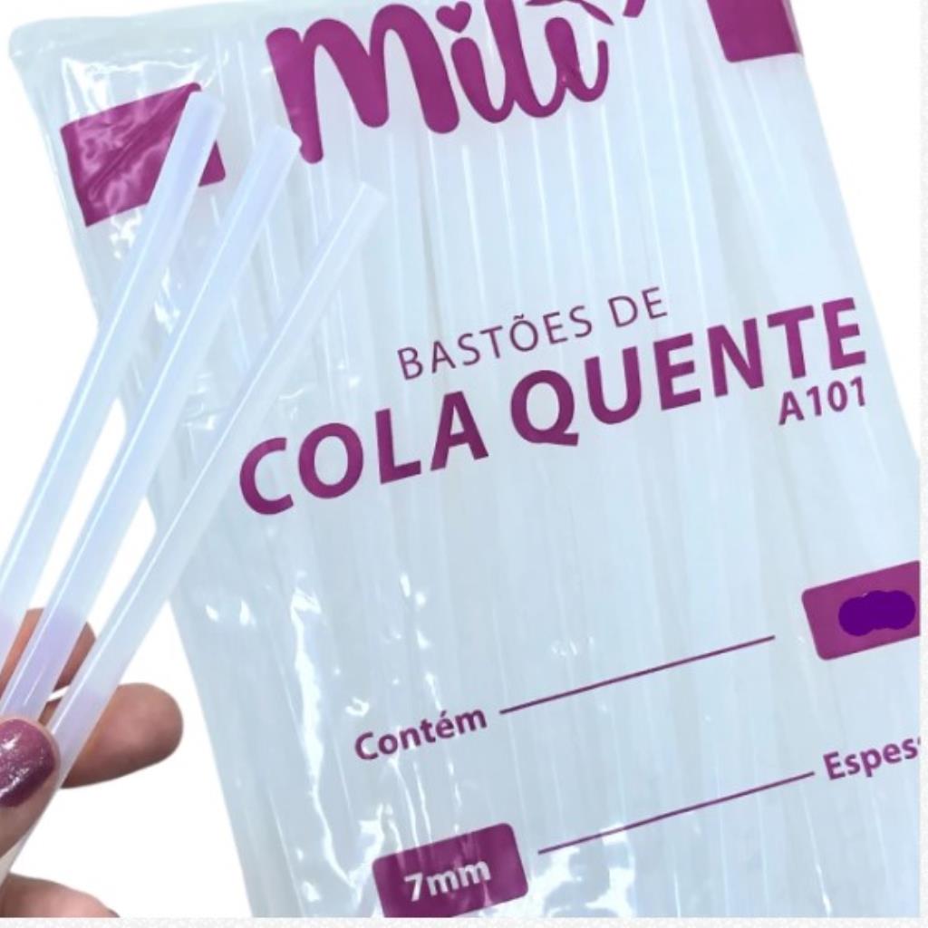 51801 BASTÃO  DE COLA QUENTE FINO MILI 7MM (UN)