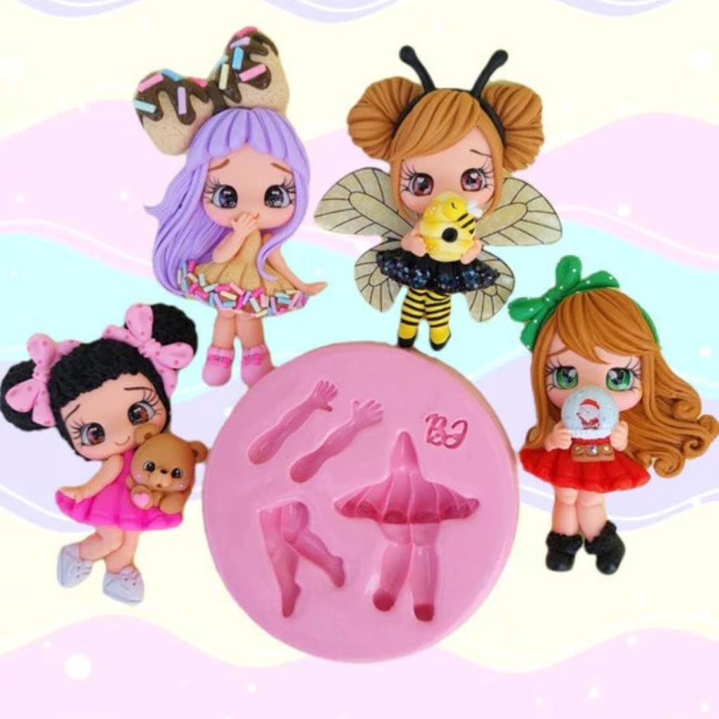 BJ003-MOLDE SILICONE  ESTILO DOLL