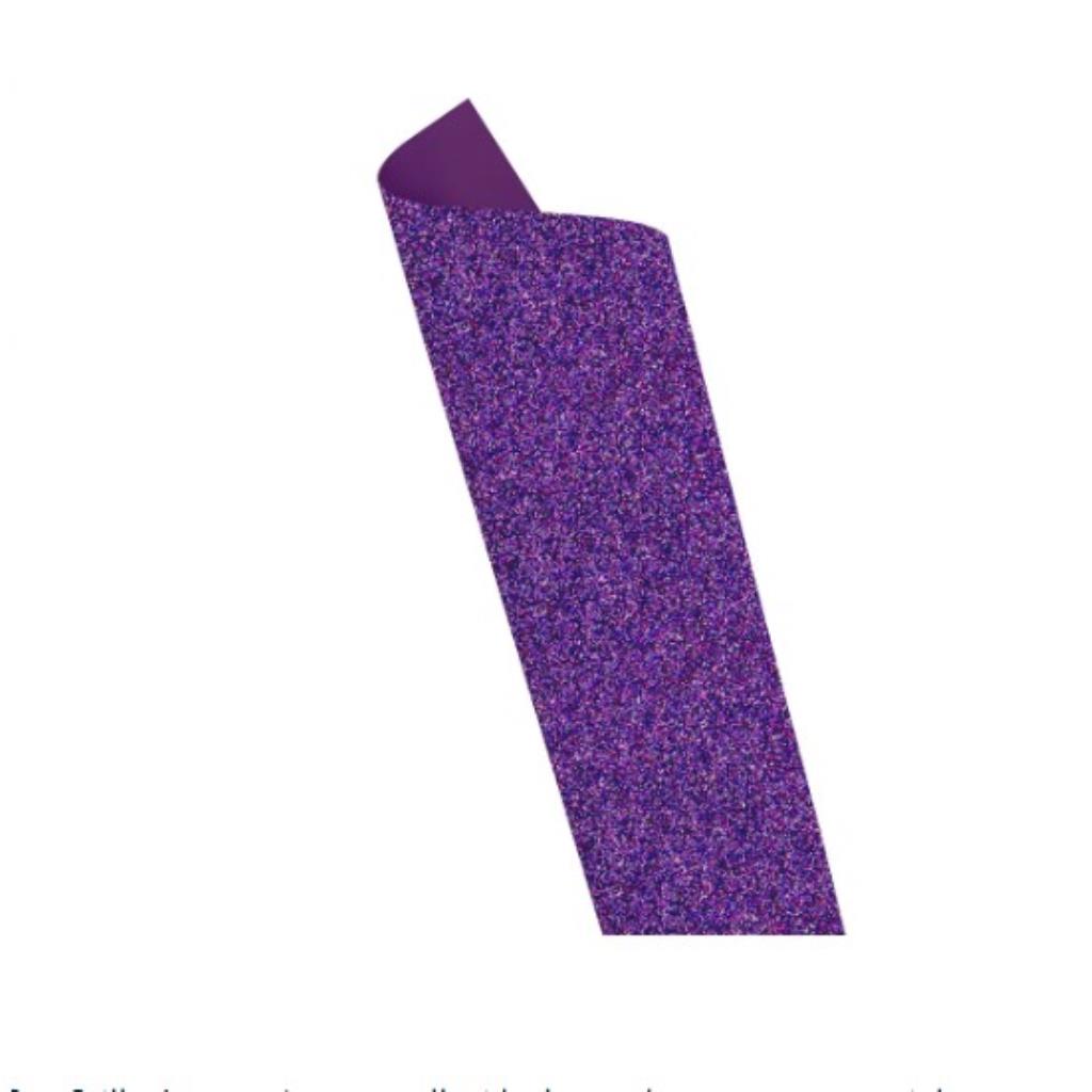 03090 EVA C/GLITER 40X48CM ROXO (UN)