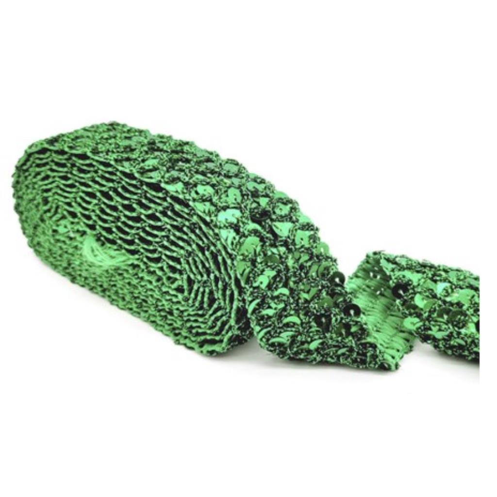 64762 PASSAMANARIA PRINCESS 3.5CM VERDE BANDEIRA (M)