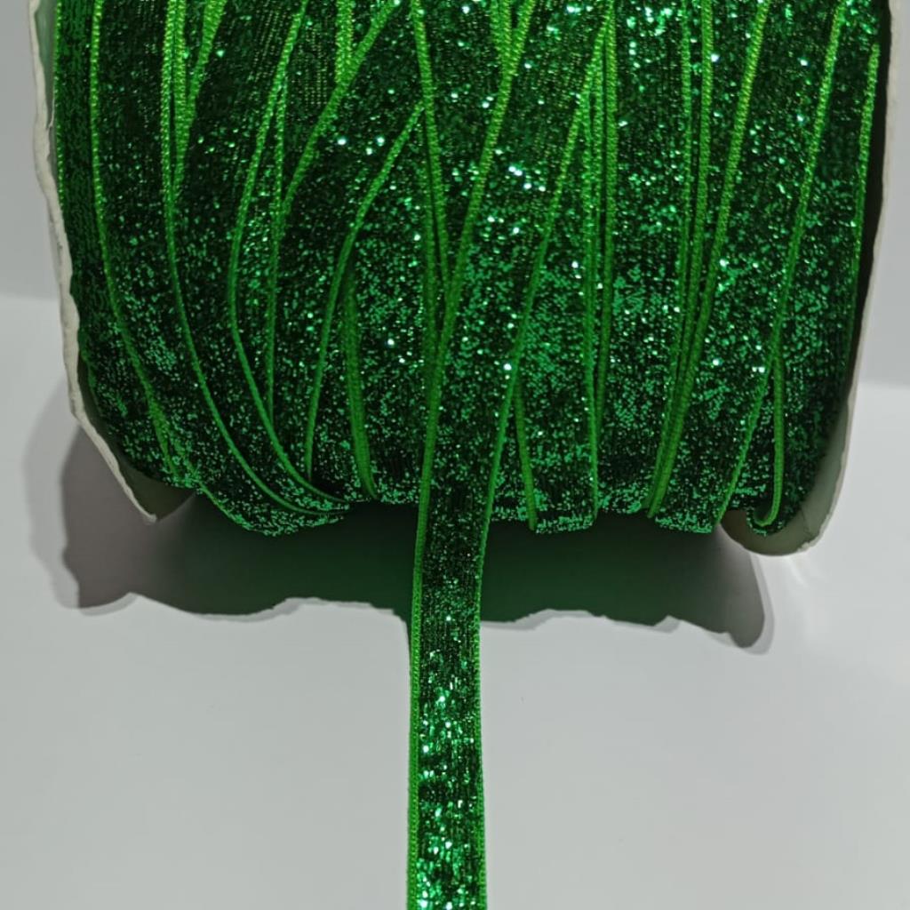24328 FITA METALIZADA 10MM VERDE B (M)
