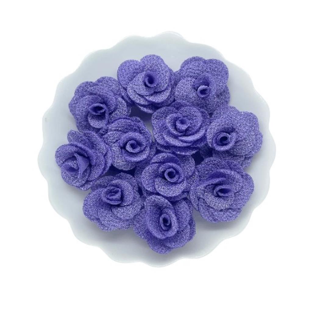 24384 FLOR DE MALHA 3CM C/5UN 65# Lilas