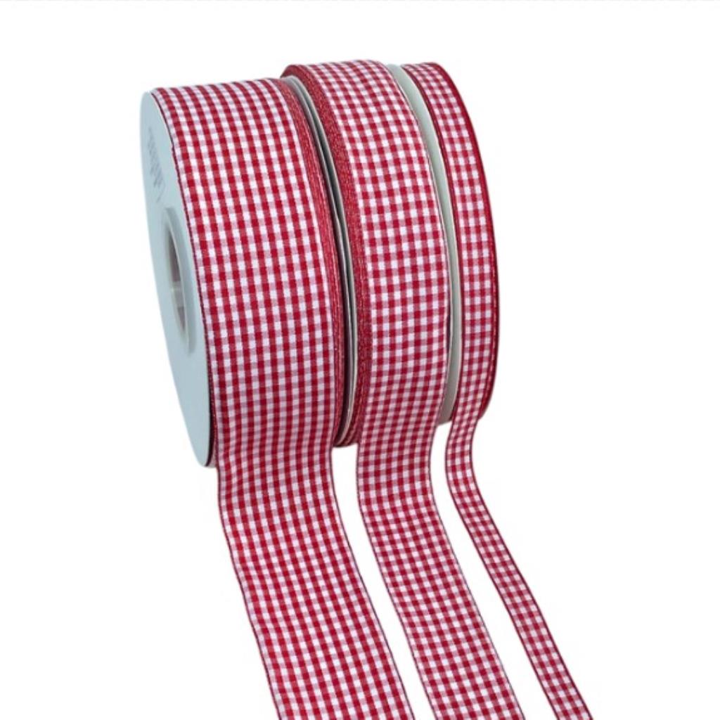 108022 FITA XADREZ DECOR. 10MM VERMELHO