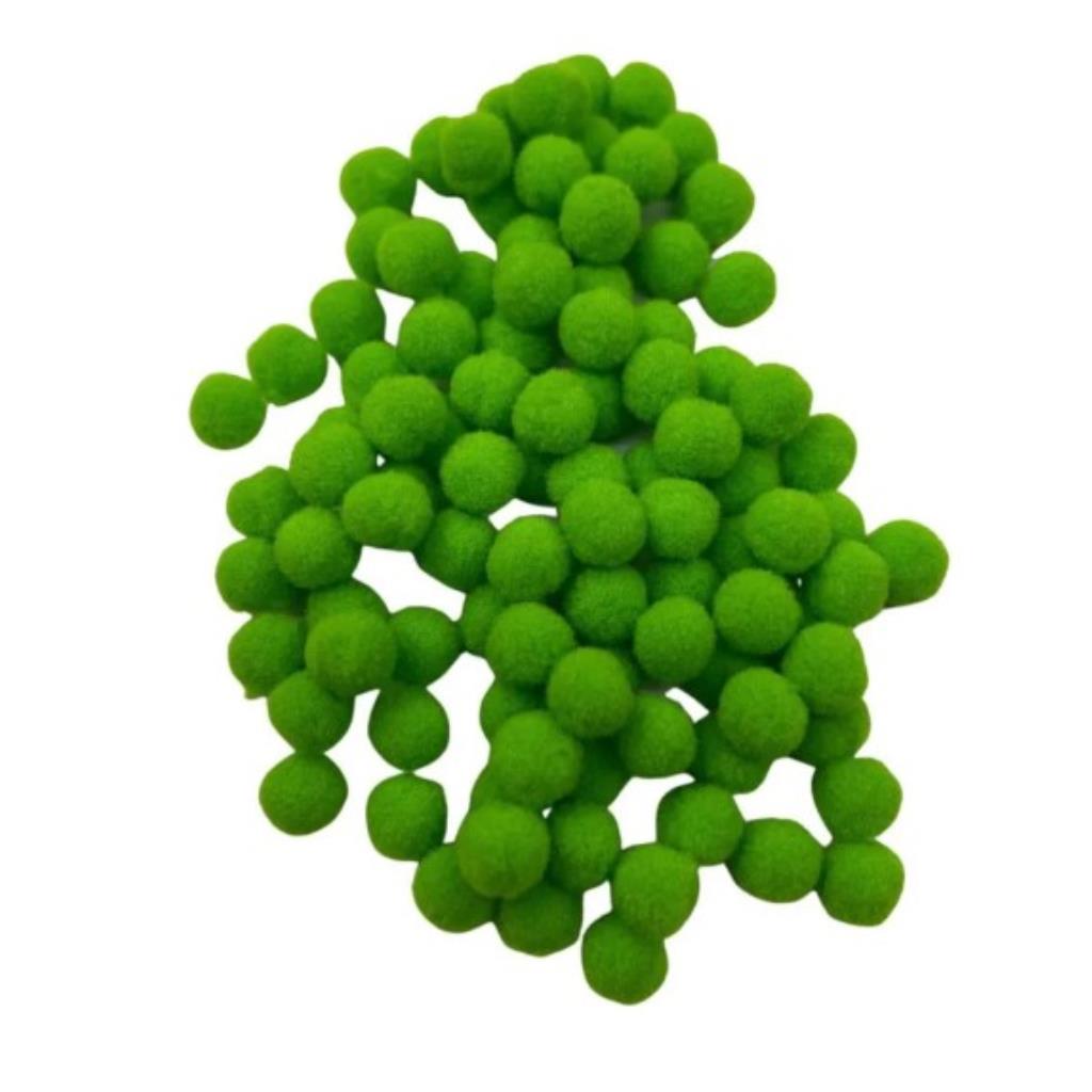 24258 POMPOM 10MM VERDE LIMA 50UN